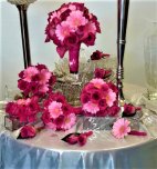 1 1 pink flowers for wedding